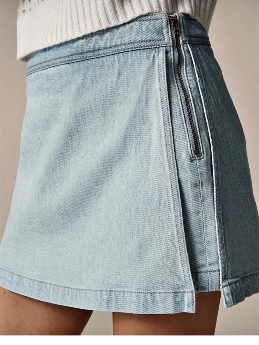 J.Crew Wrap Denim Skort